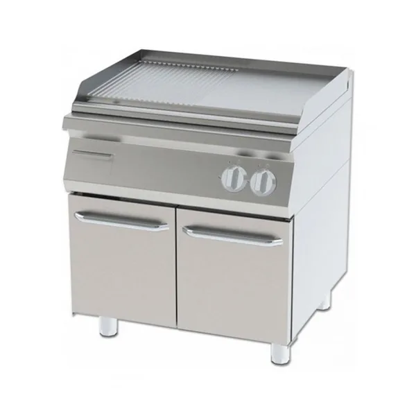 Kayalar 700 Seri Elektrikli Izgara Yarı Oluklu Dolaplı, 800X740X850 mm (807880532)