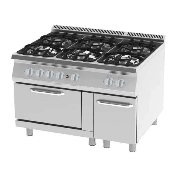 Kayalar 900 Seri Doğal Gazlı Kuzine Fırınlı Dolaplı, 1200X930X850 mm (809180801)
