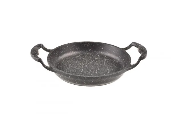 Minor Aluminyum Döküm Yuvarlak Sahan Beyaz Desenli 20 cm Taşev T3024
