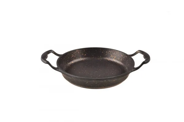 Minor Aluminyum Döküm Yuvarlak Sahan Bronz Desenli 18 cm Taşev T3020