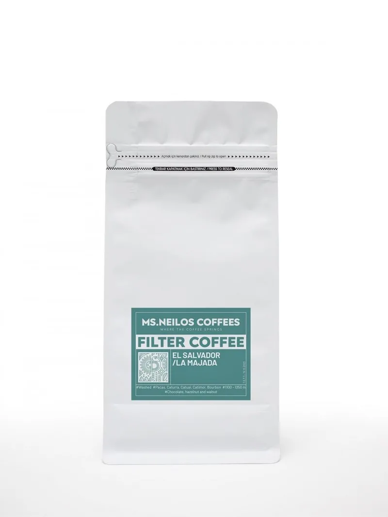 Ms. Neilos Coffees - El Salvador La Majada San Jose, La Majada, Sonsonate Filtre Kahve 250gr