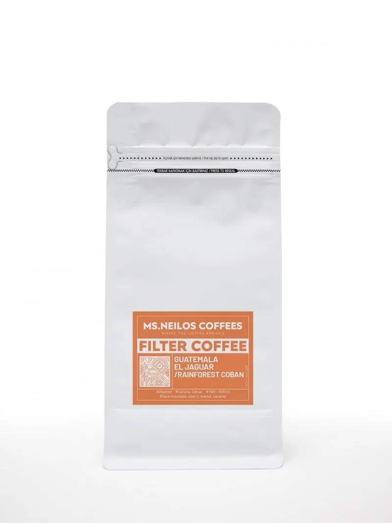 Ms. Neilos Coffees - Guatemala El Jaguar Rainforest Coban Filtre Kahve 250gr