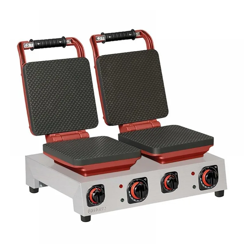 Omake WFL21.E22 Z5F 0901 Zamanlayıcılı Külah Çiftli Waffle Makinesi, Elektrikli