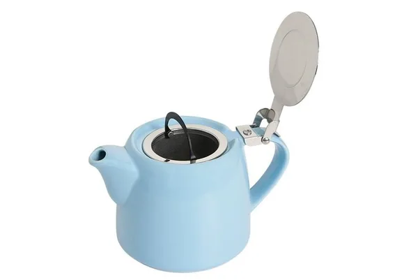 Porland Chai Mavi Süzgeçli Demlik 600 cc