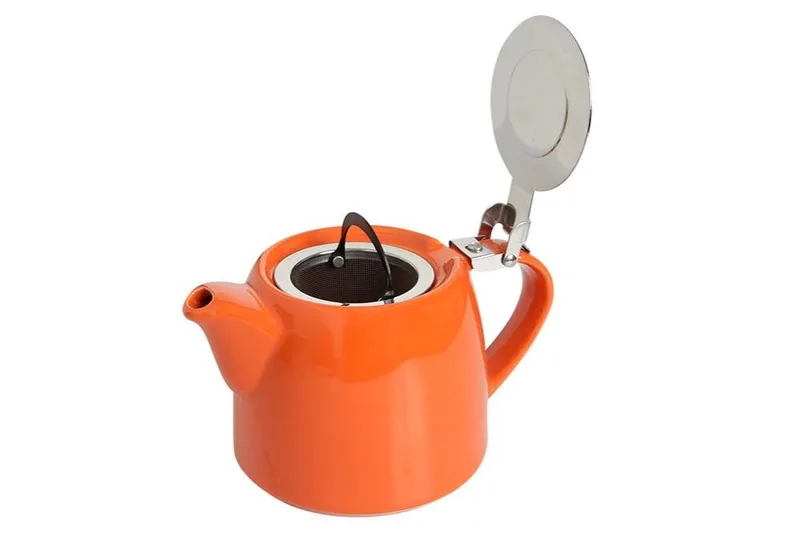 Porland Chai Turuncu Süzgeçli Demlik 600 cc