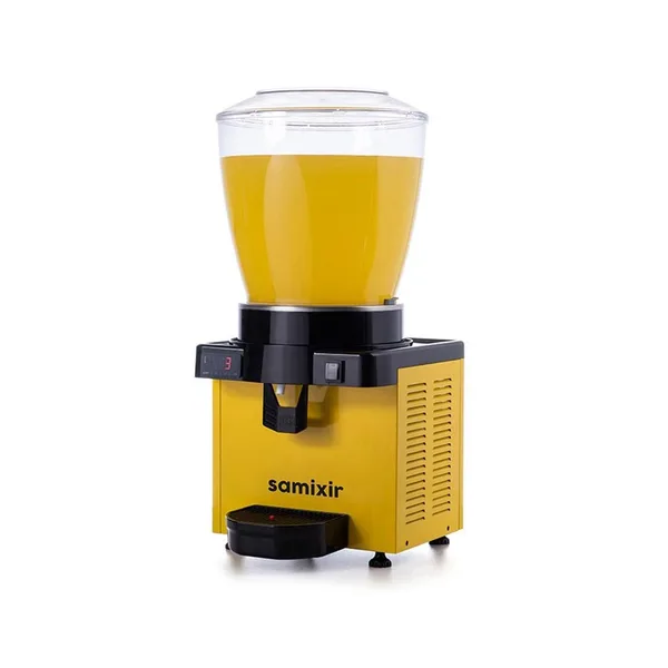 Samixir M22.DY Panaromik Dijital Soğuk İçecek Dispenseri, 22 L, Sarı