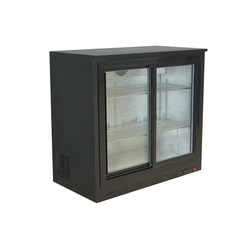 Senox BBCS-250 Bar Arkası Şişe Soğutucu Dolap, 2 Sürgülü Kapılı, 238 L