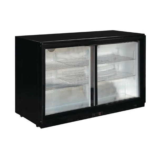Senox BBCS-350 Bar Arkası Şişe Soğutucu Dolap, 2 Sürgülü Kapılı, 338 L