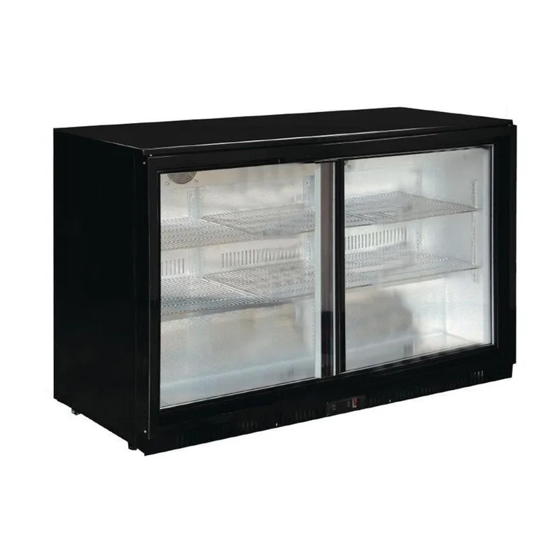 Senox BBCS-350 Bar Arkası Şişe Soğutucu Dolap, 2 Sürgülü Kapılı, 338 L