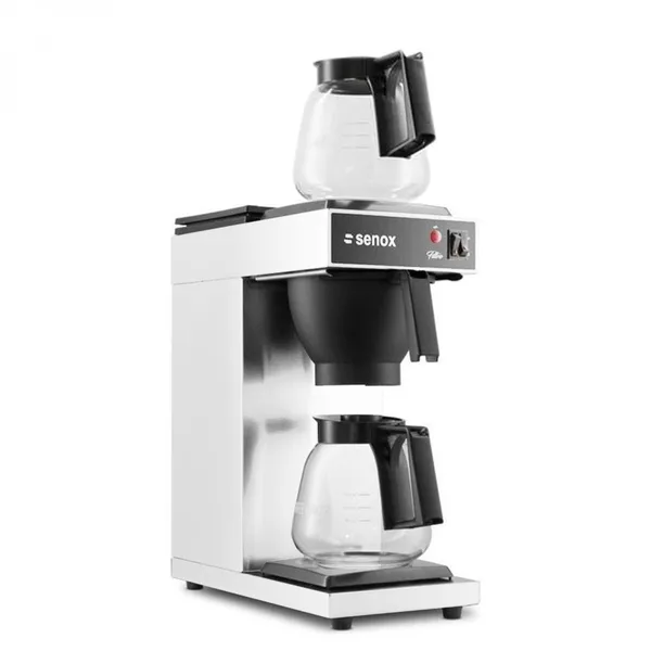 Senox Coffeedio FLT120 - 2 Filtre Kahve Makinesi 1.8 Lt. Beyaz
