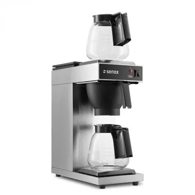 Senox Coffeedio FLT120 - 2 Filtre Kahve Makinesi 1.8 Lt. Inox