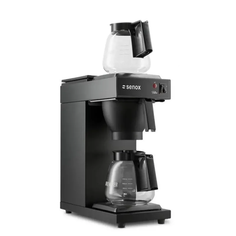 Senox Coffeedio FLT120 - 2 Filtre Kahve Makinesi 1.8 Lt. Siyah