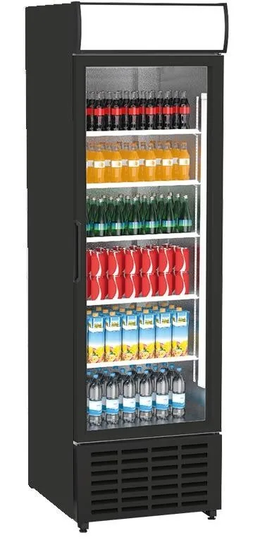 Simfer SDS 510 DC 1 CF Dik Tip Şişe Soğutucu Dolap, 445 L, Siyah
