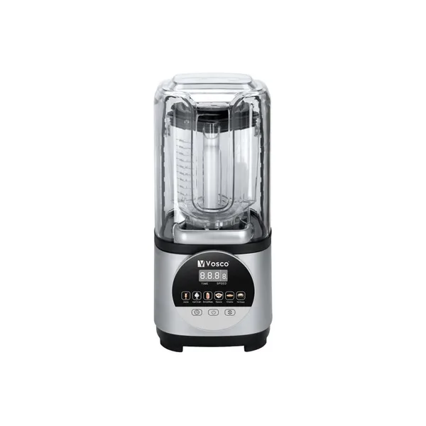 Vosco VHS-211E Pro Silent Gürültü Önleyici Kapaklı Dijital Bar Blender, 2 L, 2000 W, Beyaz