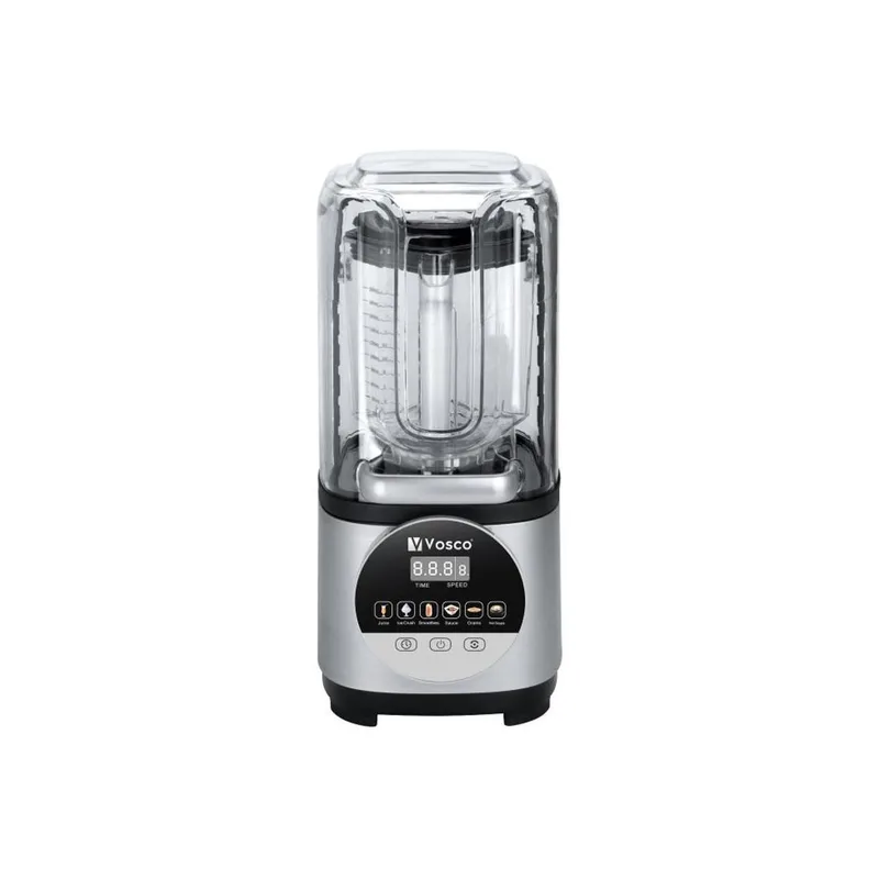 Vosco VHS-211E Pro Silent Gürültü Önleyici Kapaklı Dijital Bar Blender, 2 L, 2000 W, Beyaz