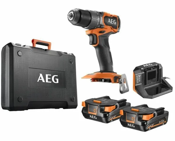 AEG BSB 18SBL2-202C Akülü Darbeli Matkap (4935480058)