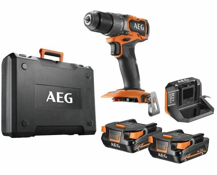 AEG BSB 18SBL2-202C Akülü Darbeli Matkap (4935480058)