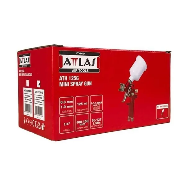 ATTLAS ATH 125G Boya Gölge Tabancası 0.5mm (A0502017)