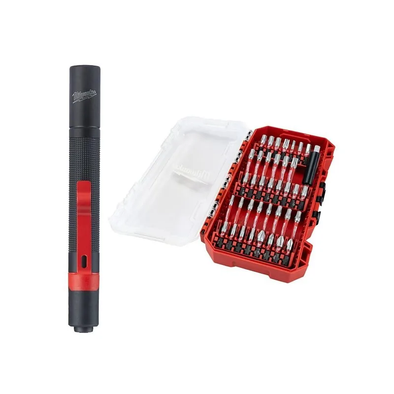 MİLWAUKEE Bits Uç Seti 39 Parça Shockwave Impact Duty + Led Fener (4932498608)