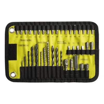 RYOBİ RAK40RM 40 Parça Vidalama Seti Bez Çantalı (5132002264)
