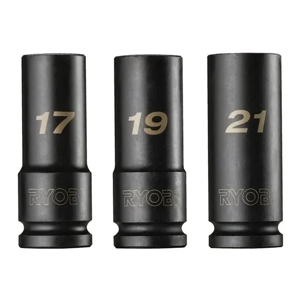RYOBİ RHDIS3PC Derin Lokma Seti 3 Parça 1/2 (17-19-21) (5132006070)