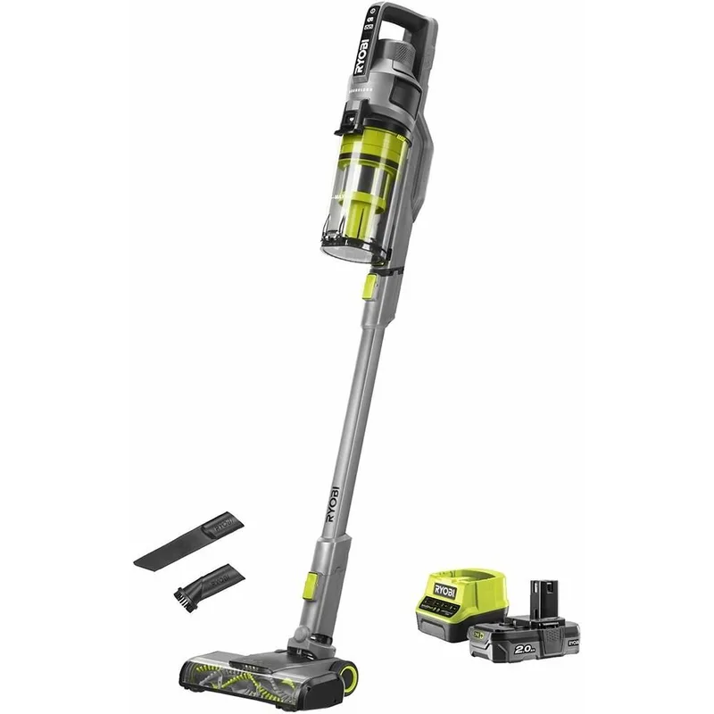 RYOBİ RSVS18-1C20G Akülü Dik Süpürge (1x2.Ah Akü + Şarj Cihazı) (5133006515)