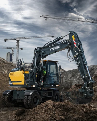 Hyundai HW140A Lastikli Ekskavatör