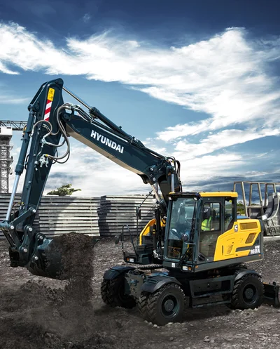 Hyundai HW180A Lastikli Ekskavatör