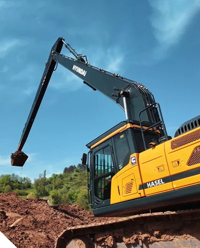Hyundai HX300A-LR Uzun Bom Paletli Ekskavatör