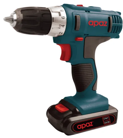 Apaz 18 Volt 2.0 Amper Akülü Matkap Vidalama