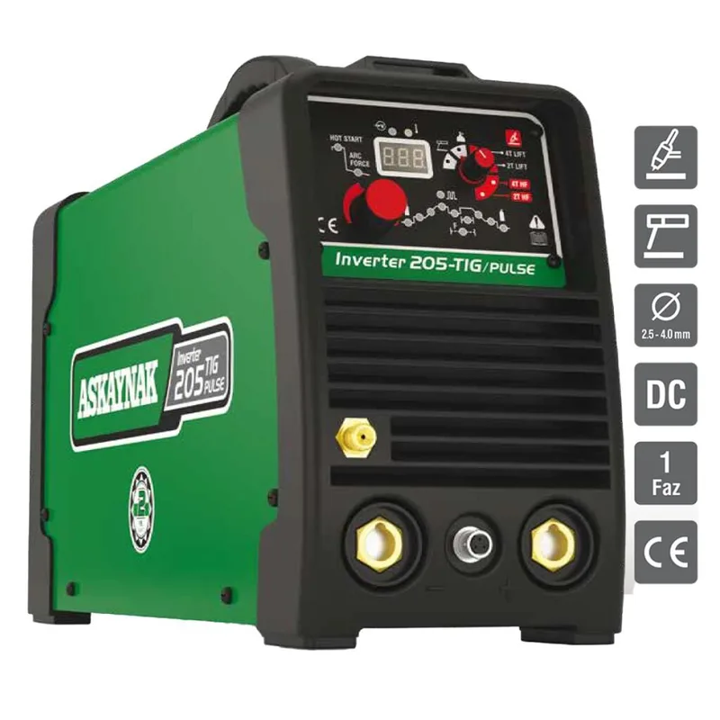 Askaynak Inverter 205 - TIG/PULSE Kaynak Makinesi