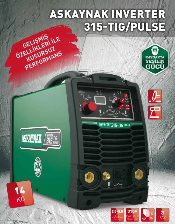 Askaynak Inverter 315 - TIG/PULSE Kaynak Makinesi