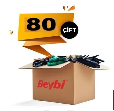 Beybi DT-01 Deri Takviyeli Eldiven 1 Koli ( 80 Adet)