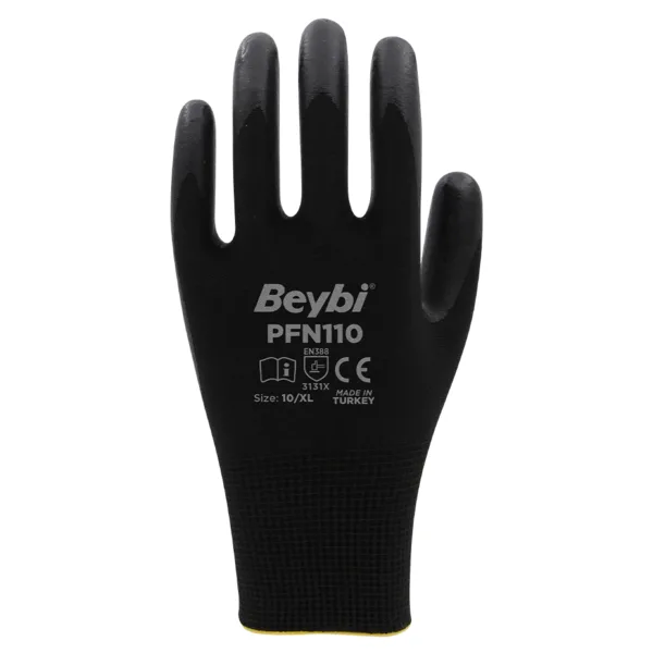 Beybi PFN-110 Köpük Kaplı Nitril Eldiven