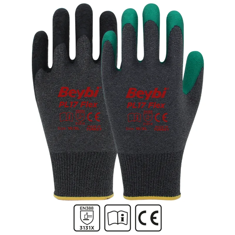 Beybi PL17 Flex Likralı Lateks Eldiven