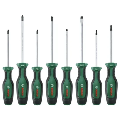 Bosch 1600A02BX8 Tornavida Seti 8 Parça