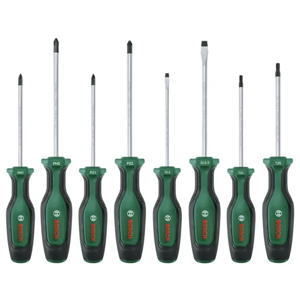Bosch 1600A02BX8 Tornavida Seti 8 Parça