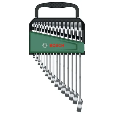Bosch 1600A02Z9E Açık Uçlu Kombine Anahtar Seti 15 Parça