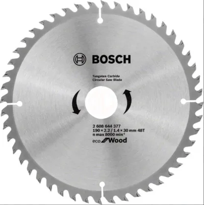 Bosch Eco For Wood 190X30 48 Diş Ahşap Testere
