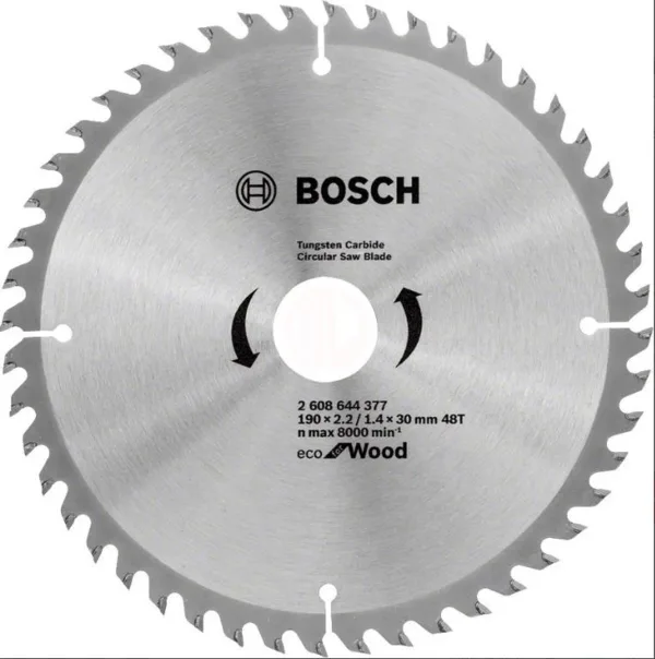 Bosch Eco For Wood 190X30 48 Diş Ahşap Testere