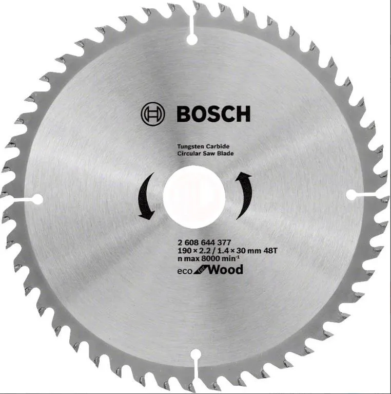 Bosch Eco For Wood 190X30 48 Diş Ahşap Testere