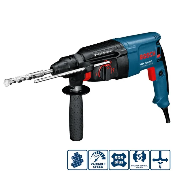 Bosch GBH 2-26 DRE 800 Watt Profesyonel Kırıcı Delici Matkap