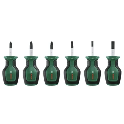 Bosch 1600A032UK Kısa Tornavida Seti 6 Parça