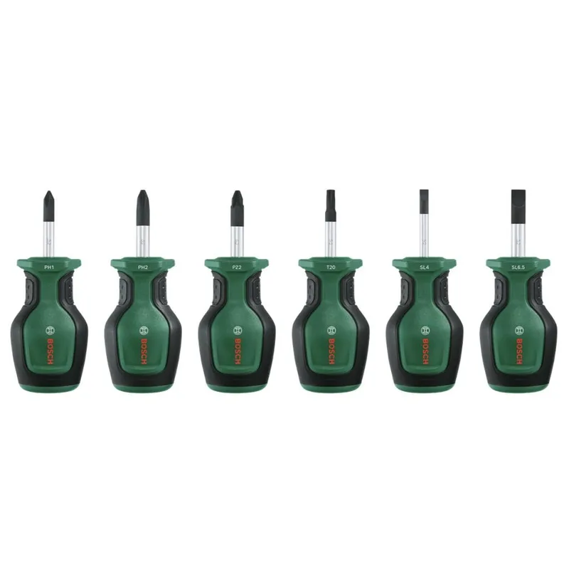 Bosch 1600A032UK Kısa Tornavida Seti 6 Parça