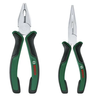 Bosch 2 Parça 180 mm Kargaburun Pense Seti