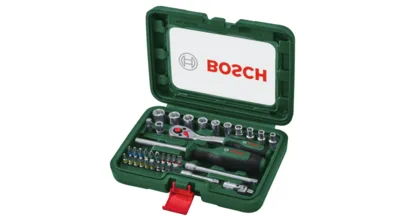 Bosch Yeşil Cırcır Anahtar Seti 1/4'' | 37 Parça