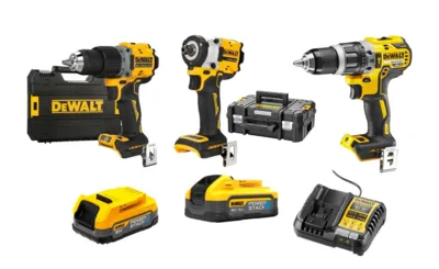 Dewalt DCD796NT & Dewalt DCF922NT & Dewalt DCD800NT & Dewalt DCB1104 & Dewalt DCBP518 & Dewalt DCBP034 Powerstack Set