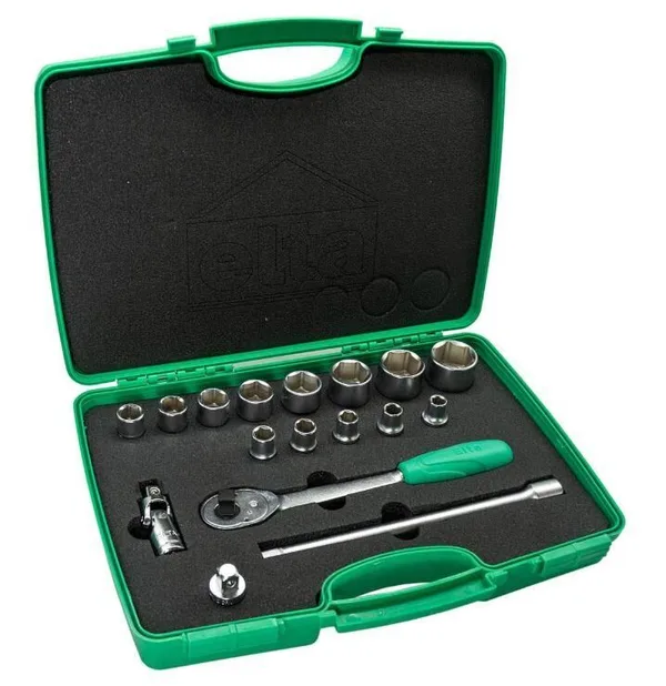 Elta 1/2'' Altı Köşe Lokma Anahtar Takımı 17 Parça