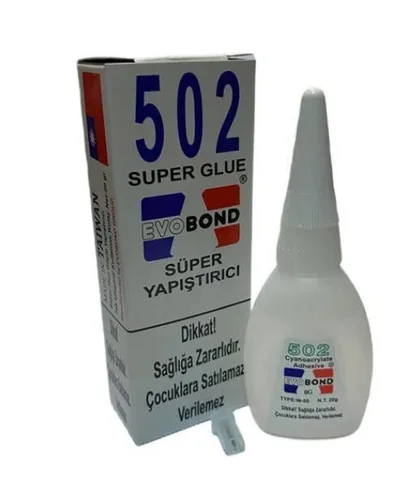 Evobond 502 Japon Yapıştırıcı 20 Gr - 50'li Paket