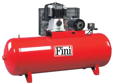 Fini BK119 500 F Kasnaklı Yağlı Kompresör 500 Lt.